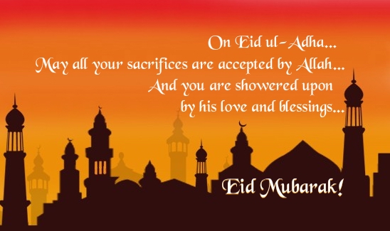 Happy Eid-Ul-Adha-Mubarak 2018 Wishes Greetings Messages