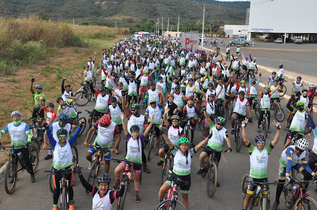 Mais de 400 ciclistas participam do Pedal Ecológico no Dia Mundial do Meio Ambiente, promovido pela Prefeitura de Barreiras