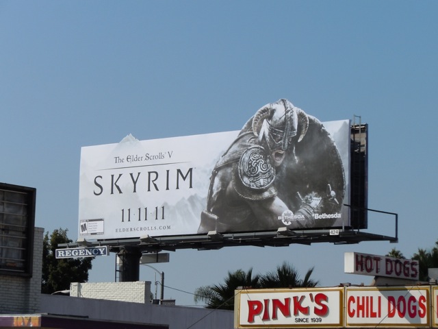 Elder Scrolls V Skyrim billboard