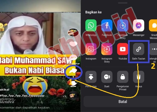 download video tanpa watermark di snack video dan tiktok