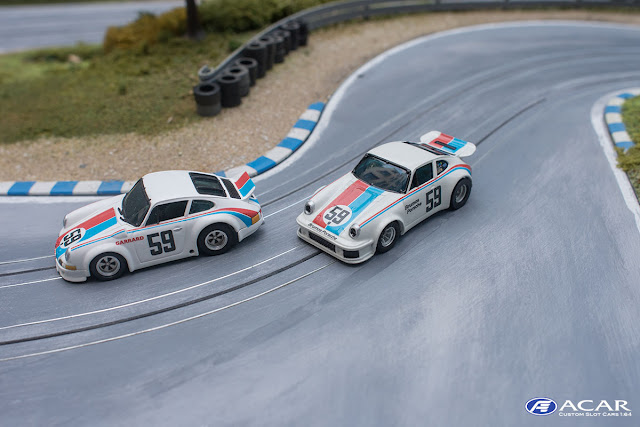  Slot Car Custom Built Porsche 911 RSR AFX Brumos Porsche