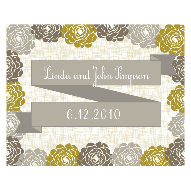 Green Grey Personalized Thank You Cards These personalized wedding thank