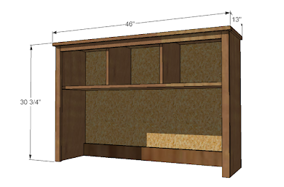 plans for homemade computer desk and hutch