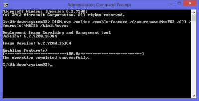 Command Prompt - Run as Administrator Windows 8 - .NET Framework