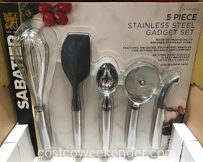 Add the Sabatier 5-piece Stainless Steel Gadget Set to your kitchen arsenal