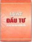 Luật đầu tư