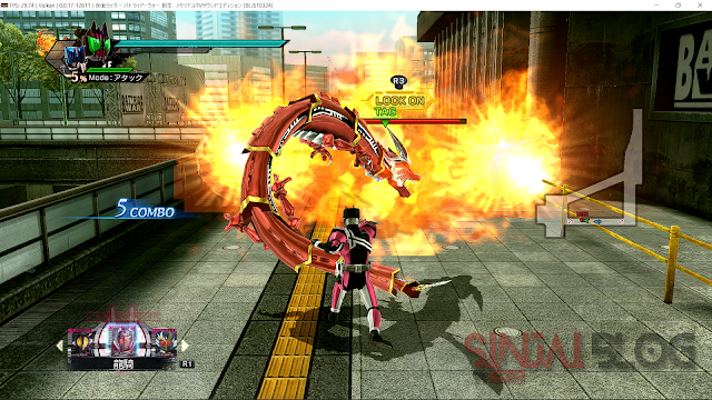 Gameplay Kamen Rider : Battride War Genesis (PS3)