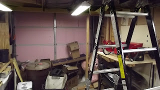 Ladder to Loft, Looking Towards Future Wall