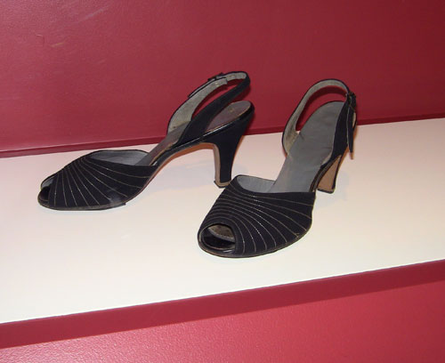 Marilyn Monroe's shoes at the McMichael Canadian Art Collection