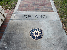 Delano Street Pavement Signage with Greater East End Emblem