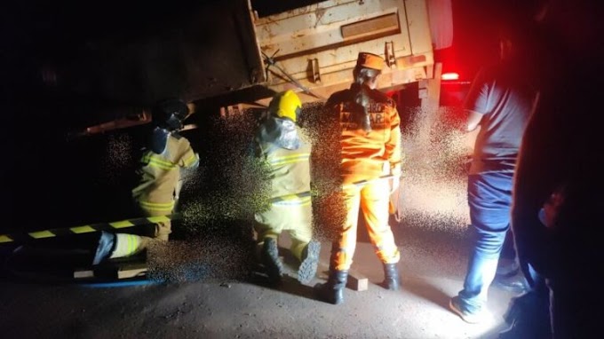 Homem morre após ser prensado por caçamba de caminhão na zona rural de Rolim de Moura