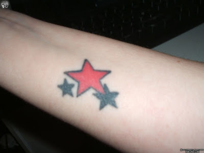 tiny star tattoos