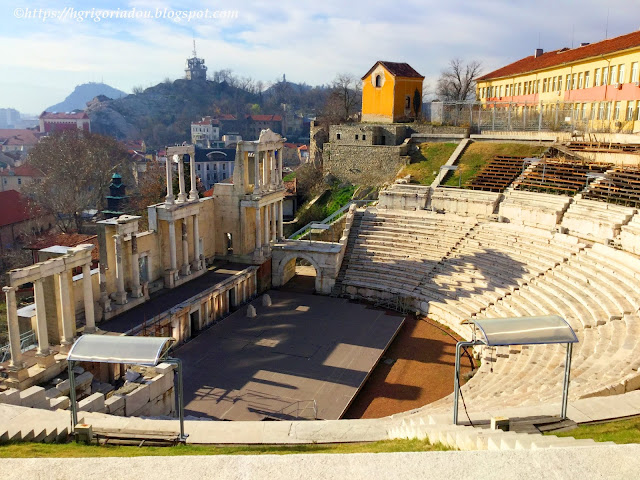 The Ancient Roman Amphitheatre in Plovdiv