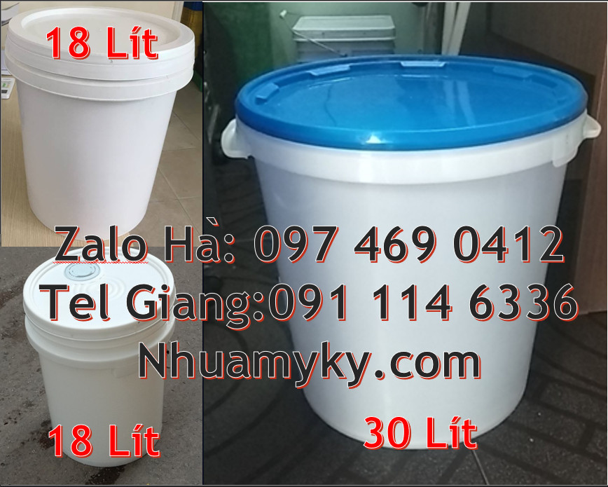 Xô nhựa Thùng nhựa vuông, Giá bán Xô nhựa 3.8 lit, thùng nhựa 5 lít, vỏ thùng sơ 07ade6b8dbb41dea44a542