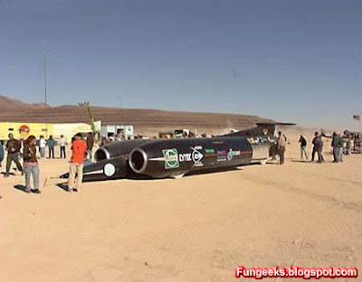  Thrust SSC is the first car to use not one but two turbojets