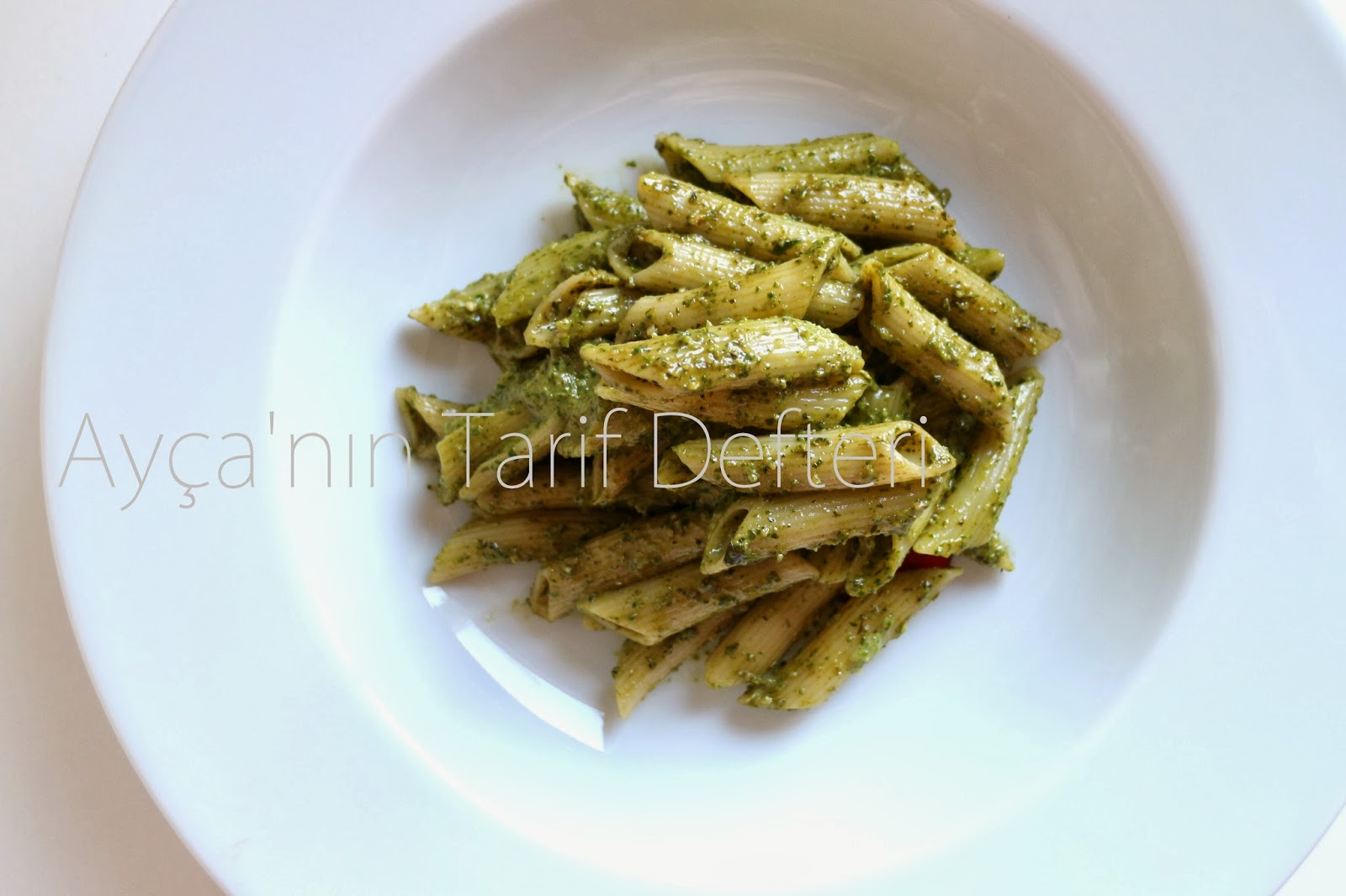 Tarifleri yapımı Yemek yapÄ±mÄ±  Pestolu tiramisu â€” penne Resimli