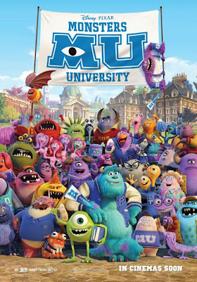 Monsters University 2013 film large movie poster