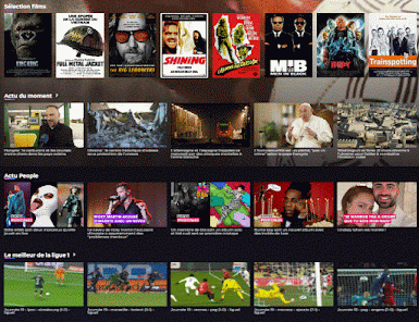 une sélection de contenus audiovisuels