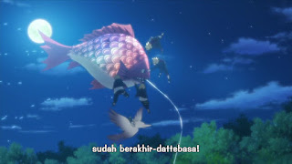 Gambar Boruto yang Berhasil Menangkap Ikan Emas Abadi