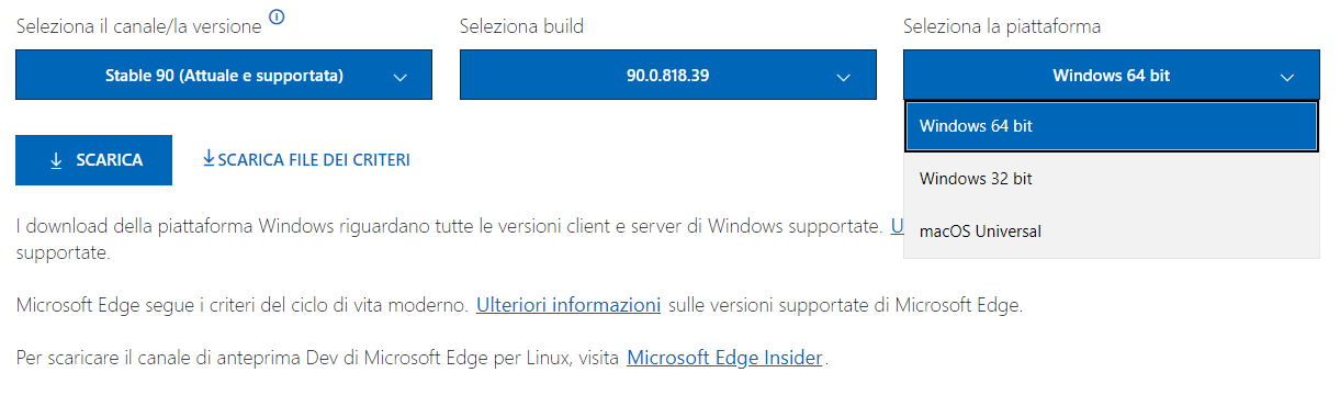 [Soluzione] Microsoft Edge: Si è verificato un errore durante la verifica aggiornamenti