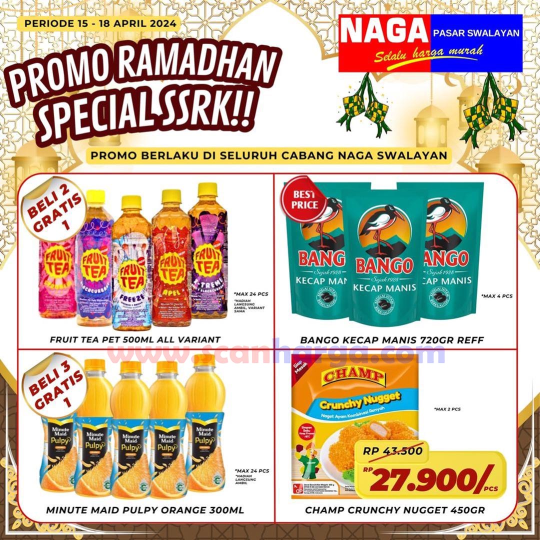 Katalog Promo Naga Swalayan Weekday 15 - 18 April 2024