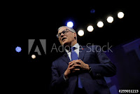 U.S. 2020 Democratic presidential candidate and Governor Jay Inslee participates in a moderated discussion at the We the People Summit in Washington, U.S., April 1, 2019. (Credit: Reuters/Carlos Barria) Click to Enlarge.