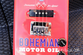 Bohemian Electric Soprano Ukulele bridge and pickup