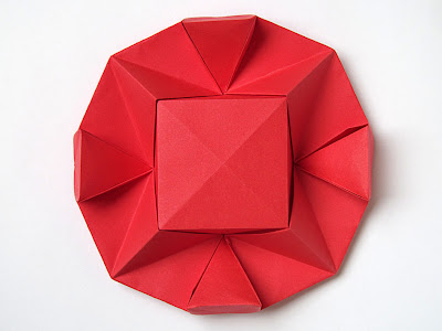 Origami Piatto per Natale - Dish for Christmas by Francesco Guarnieri