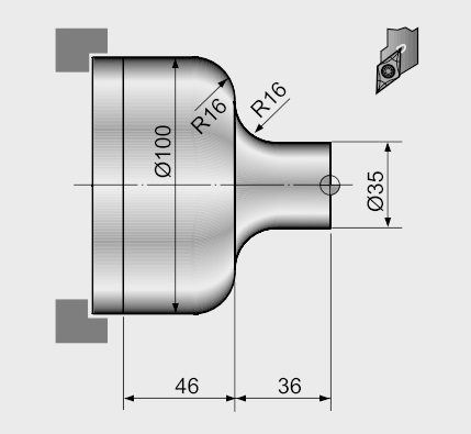 Contoh Program  G02 G03