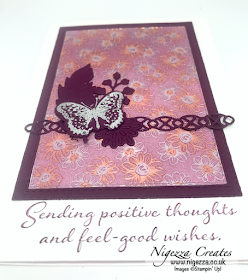 Nigezza Creates with Stampin' Up! and Flowering Foils & Positive Thoughts 