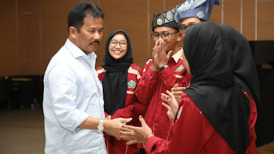 Muhammad Rudi Hadiri Pelantikan IPMKOB Pekanbaru