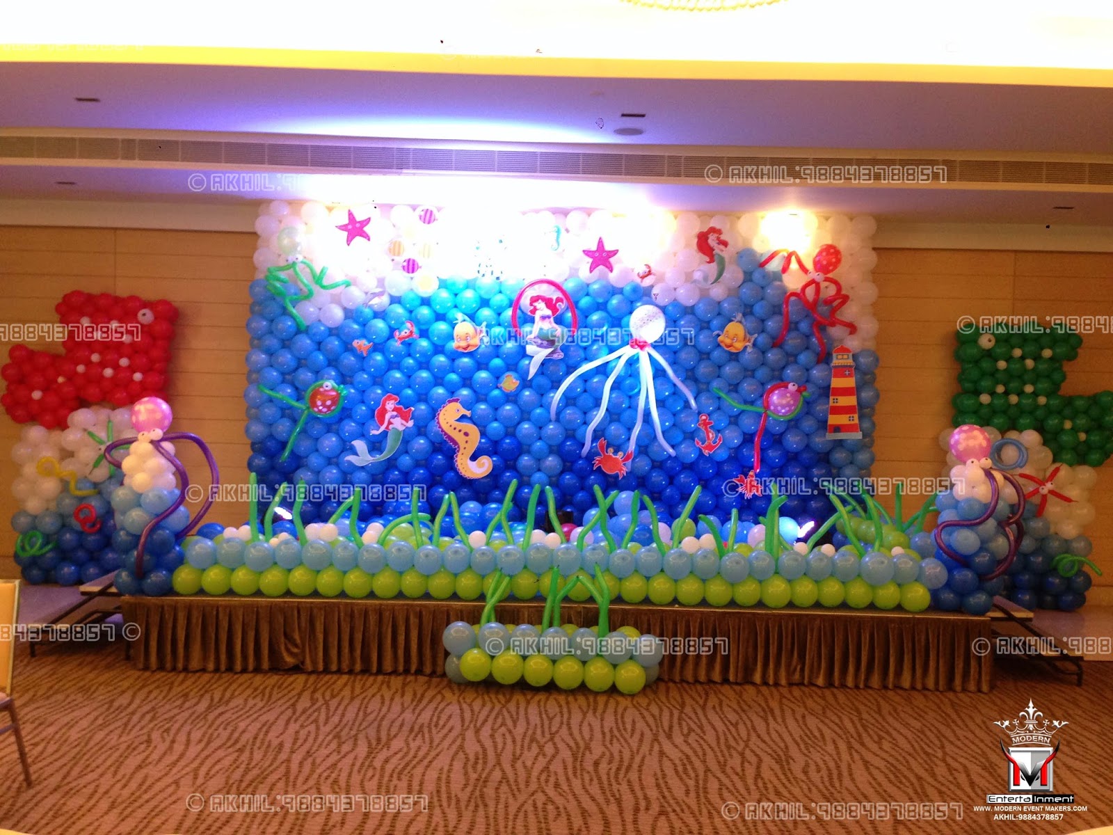 A Top Class Balloon Decorators in chennai  Akhil 9884378857 