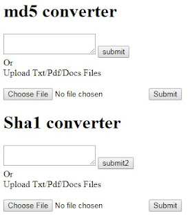  md5 & sha1 hash generator