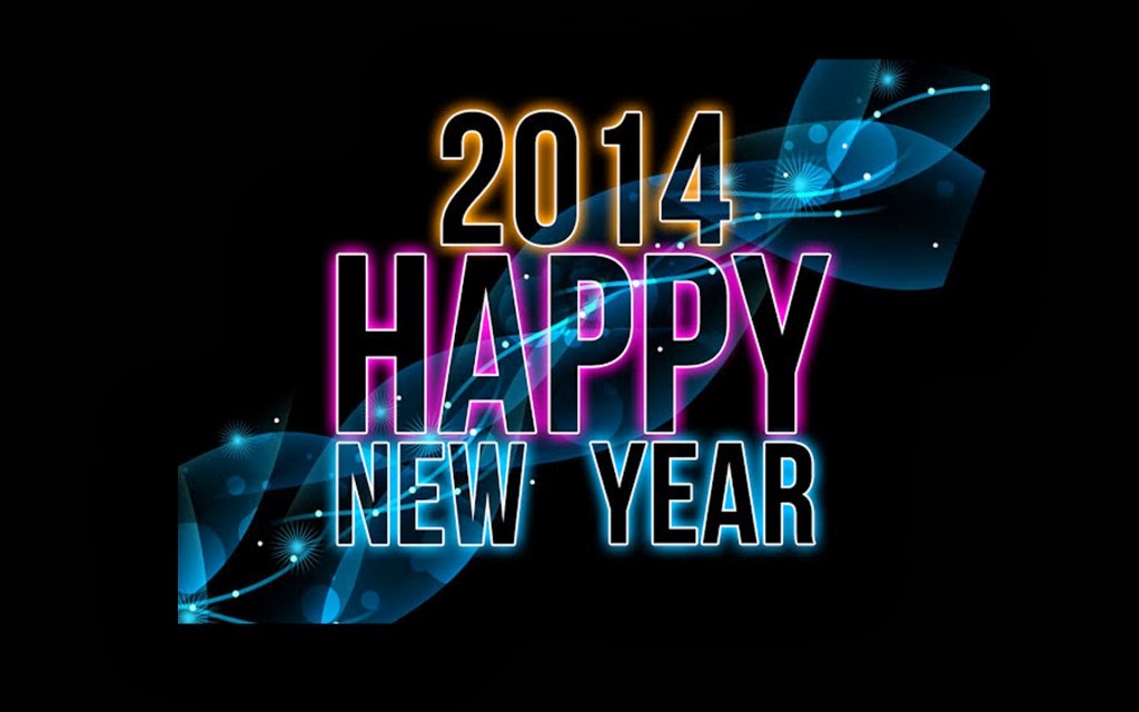 3d Happy New Year 2014 HD Wallpaper Free