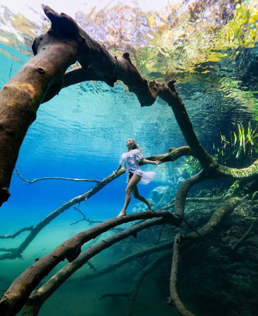 Danau Labunan Cermin di Kalimantan Timur