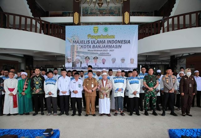 Lantik Habib Ali Khaidir Al-Kaff, Ibnu Harapkan MUI Bersinergi dengan Pemko Banjarmasin 