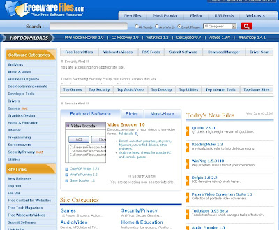 Screenshot freewarefiles.com