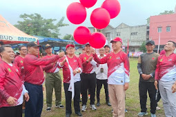 Babinsa Erwin Sidabutar Lakukan Monitoring pada Pembukaan Open Turnamen Piala Bupati Natuna