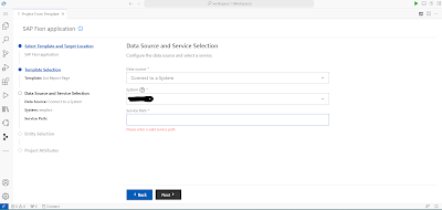 Consuming CAPM Application's OData service into SAP Fiori Application in Business Application Studio