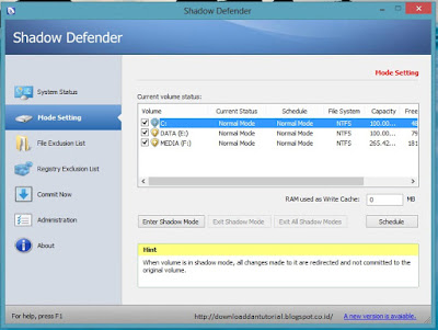 Shadow Defender 1.4.0.578 Final Terbaru