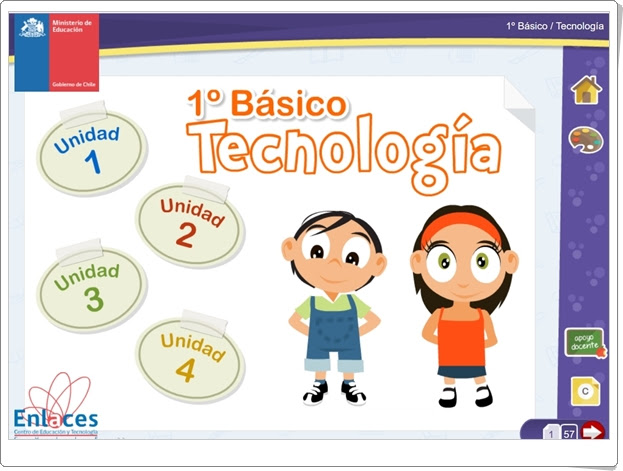 "Libro digital de Tecnología de 1º de Primaria" (Ciencias Naturales de Primaria)