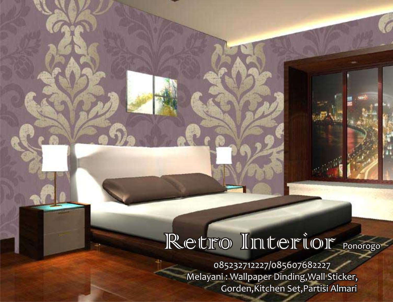 TOKO WALLPAPER DINDING MADIUN 085232712227 085607682227