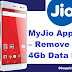 MyJio App Trick – Remove Daily 4Gb Data Limit