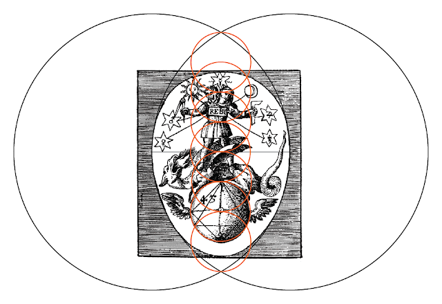 The Alchemical Rebis Vesica Piscis, Radius & 7 Circle overlay by Lori Tompkins (21.3.2023)