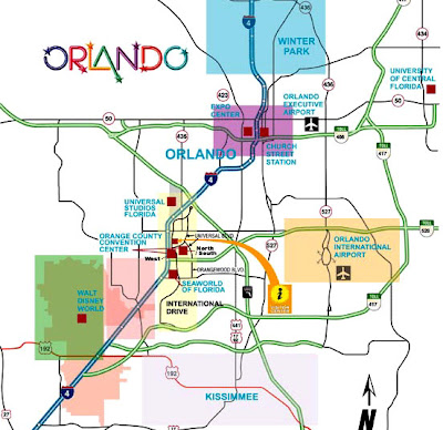 Orlando map of transportation