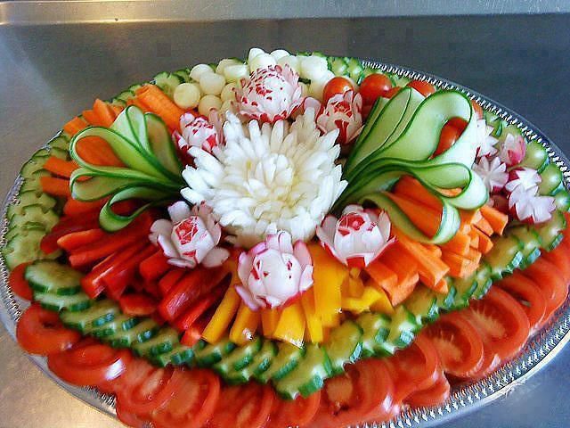 Salad arrangement ideas