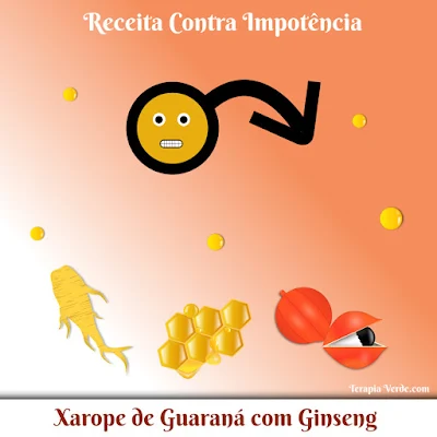 Receita Contra Impotência: Xarope de Guaraná com Ginseng