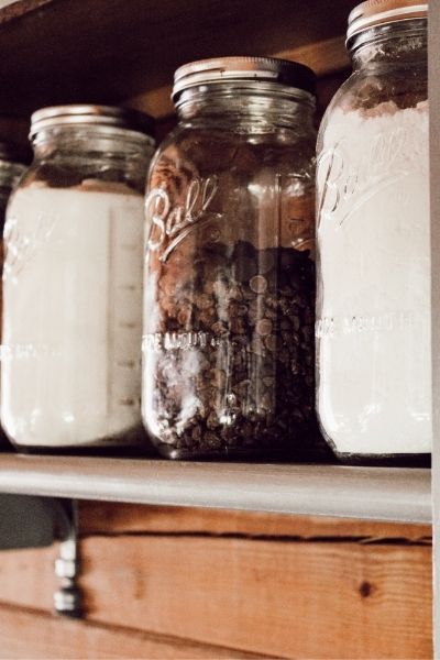 DIY spice shelf above the oven | On The Creek Blog