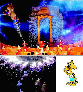 Sunday evening’s show at India Gate was a stunning combination of flawless choreography, laser lights show and fireworks display