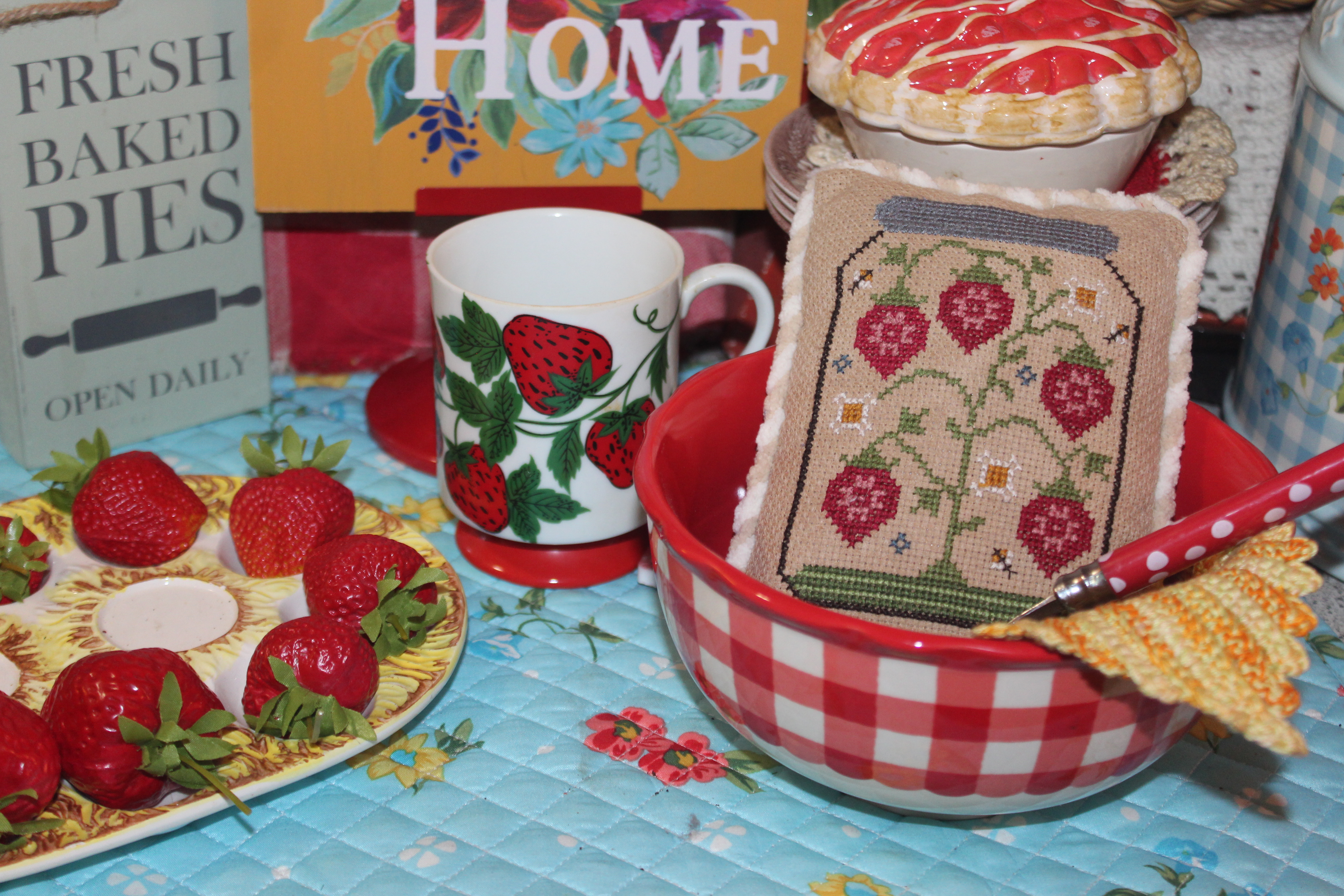 Farm Girl Fall Sampler Cross Stitch Floss Set – Strawberry Quiltcake